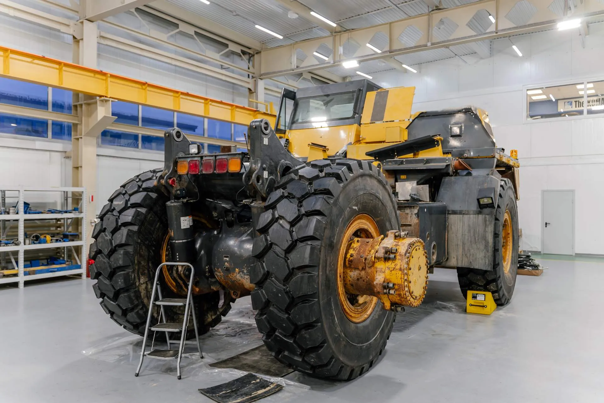 Dismantled equipment ready for sale